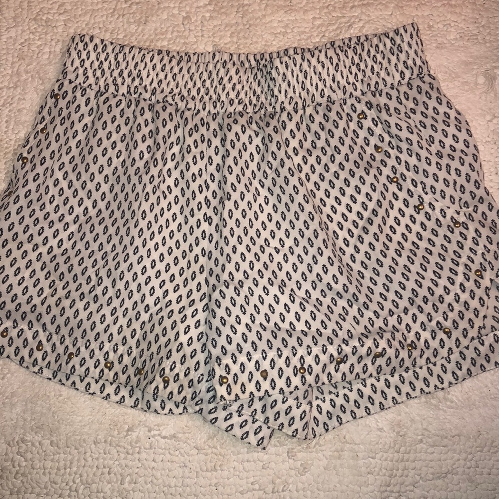 Black and White Dressy shorts